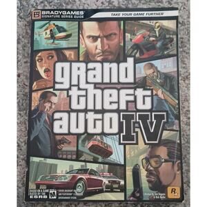 Bradygames Grand Theft Auto IV GTA4 Signature Series Strategy Guide With Map GUC